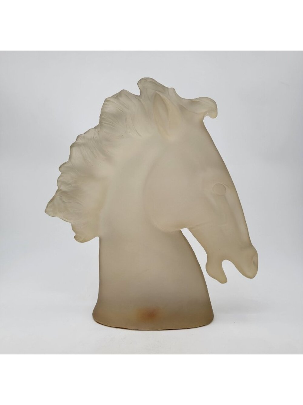 Vintage 1970s Austin Productions Lucite Horse Head Statue